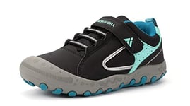 Mishansha Enfant Garçon Chaussures de Randonnée Respirantes Fille Chaussures de Running Noir 37