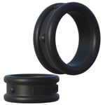 Fantasy C-Ringz Max Width Silicone Rings - Black