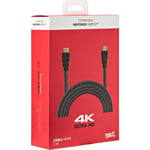 UNDER CONTROL Câble HDMI 4K - 3 metres - Compatible Nintendo SWITCH - Noir