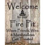 Tina kyltti Fire Pit TSN2455