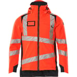 VINTERJAKKE,5XL,HI-VIS RØD/MØR