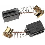 2x balai de charbon pour moteur électrique compatible avec Makita HR2445 1, HR2450F, HR2455, HR2475, JR1000FTK, JS1300 outil électrique - Vhbw