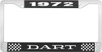 OER LF120172A nummerplåtshållare 1972 dart - svart