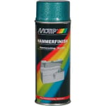 Peinture Bleu Effet Martele Spray 400ml Motip