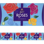 Cadbury Roses Chocolate Gift Carton, 275g (Pack of 4)