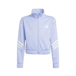 adidas Fille All Sports NXT Full-Zip Hoodie, Violet Tone/White, 14-15 Years