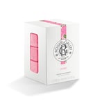 Roger&Gallet - Coffret Savons Ronds Bienfaisants Rose 3 x 100g - 97% d'ingrédients d'origine naturelle - Base lavante 100% d’origine végétale - Biodégradable - Parfumés à cœur