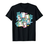 Saved By The Bell Aqua Group Cast & Logo T-Shirt