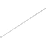 TRU Components 1578087 Cable Ties 450 mm 7.80 mm White Heat Stabilised Pack of 100