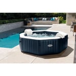 Spa gonflable octogonal PureSpa Blue navy 6 places - 216 x 71 cm Intex