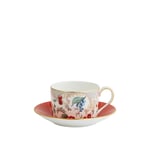 Wonderlust Rococo Flowers Teacup Saucer