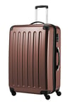 HAUPTSTADTKOFFER - Alex - Valise à coque dure Marron Brillant, TSA, 75 cm, 119 litres