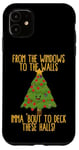 Coque pour iPhone 11 From The Window To The Wall Poème de Noël avec citation de Noël