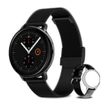 RUMOCOVO Montre connectée de sport pour hommes et femmes avec appels, Bluetooth, étanche IP67,1554 - Acier noir