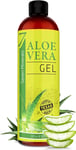 Organic Aloe Vera Gel with 100% Pure Aloe from Freshly Cut Aloe - NO ACRYLATES &