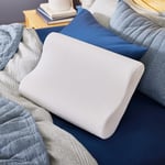 Sleep Innovations Memory Foam Contour Pillow, Travel Size, Head, Neck, 