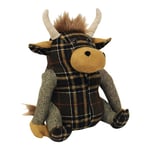 Riva Home Highland Cow Dörrstopp En Storlek Brun Brown One Size