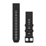 Garmin QuickFit armband 22 mm silikon, svart/svart