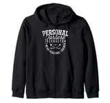 Gym Buddies Personal Trainers Personal Torture Instructor Zip Hoodie