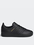 adidas Originals Unisex Kids Gazelle Trainers - Black, Black, Size 13 Younger