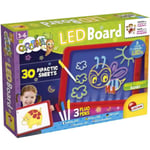 Tableau LED - LISCIANI - Carotina - Dessins lumineux - Feutres fluo - Apprentissage créatif - Fiches didactiques