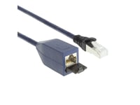 Act Blue 5 Meters Lszh Sftp Cat6a Mptl Extension Cable Snagless With Rj45 Connectors (Fb1505)