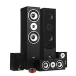 Ensemble Hifi/Home-Cinéma - Evidence Acoustics EA850-BK - 5 enceintes 850W - Bass Reflex Surround Home à 3 voies- Câble 5M