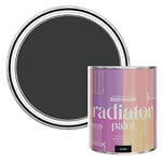 Rust-Oleum Black Heat Resistant Radiator Paint in Gloss Finish - Natural Charcoal (Black) 750ml