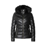 Doudounes Synthétiques Morgan Gkidia Noir Blouson Noir