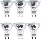 Dicuno GU10 LED Bulbs, Cool White 6000K, 5W 600LM, 50W Halogen Spotlight, Energy