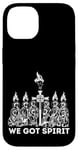 Coque pour iPhone 14 We Got Spirit Cross Flames Ensemble Saints