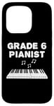 Coque pour iPhone 15 Pro Étudiant en piano, pianiste de 6e année, musicien