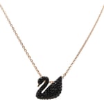 Swarovski Rose Gold Necklace Iconic Swan Pendant Ladies Jewellery NEW GENUINE