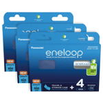 12x Panasonic eneloop AAA 800mAh Piles BK-4MCDEC4BE Rechargeable NI-MH + Boite