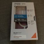 Zagg Gear4 iPhone 13 Pro Milan Snap Clear Rose Pink Cover Case Drop Protection