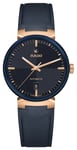 RADO R48905205 Florence Automatic (39mm) Embossed Blue Dial Watch