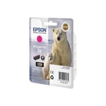 Epson 26 4,5 ml magenta originalbläckpatron för Expression Premium XP-510, 520, 600, 605, 610, 615, 620, 625, 700, 710,...