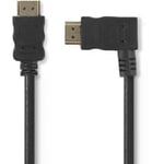 Câble hdmi™ Haute Vitesse avec Ethernet Connecteur hdmi - Connecteur hdmi Coudé vers la Droite 1,5 m Noir