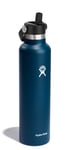 Hydro Flask 24 Oz Standard Flex Straw Cap Indigo