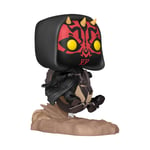 Funko Pop! Rides Deluxe: Star Wars Ep1 The Phantom Menace Anniversary - Darth Maul On Bloodfin Speeder #705 Bobble-head Vinyl Figure