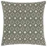 Yard Helm Organic Woven Filled Cushion - Black Cotton - One Size