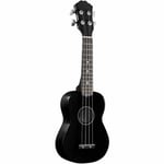 Maika'i U150 sopran ukulele, sort