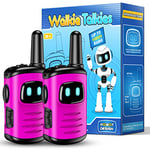 EUTOYZ Walkie Talkie, 4 5 6 7 8 Year Old Girl Gifts for 3-12 Year Olds Girl Toys Age 5-9 Kid Toys for Girls Kids Walkie Talkies Outdoor Toys Walky Talky Spy Game Kids Toys Pink