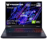 PC Portable Gaming Acer Predator Helios Neo 16 PHN16-72-94NY 16" QHD+ 165 Hz Intel® Core™ i9 32 Go RAM 1 To SSD Nvidia GeForce RTX 4060 Noir Abyssal