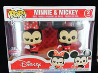 FUNKO POP Disney Valentine Mickey & Minnie Exclusive