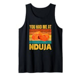 You Had Me At Nduja Sausage Funny Retro Italian Food Lover Tank Top