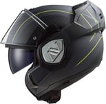 LS2, Casque Moto modulable ADVANT Cooper Mat Titanium Black, XXXL