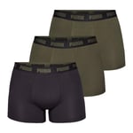 Sous Vêtement Boxer Puma Puma Men Everyday Basic Boxers 3p Kaki M