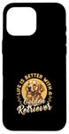 Coque pour iPhone 16 Pro Max Golden Retriever Chien Race Golden Retriever