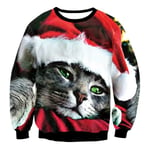 Ugly Christmas Sweater Herr Dam Tröjor 3D Rolig Söt printed Holiday Party Xmas Birthday Sweatshirts Unisex pullovers Toppar style 26 2XL